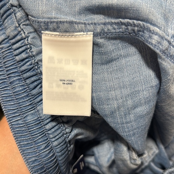 Lands End Size 10 Casual Blue Drawstring Pants - Picture 9 of 9